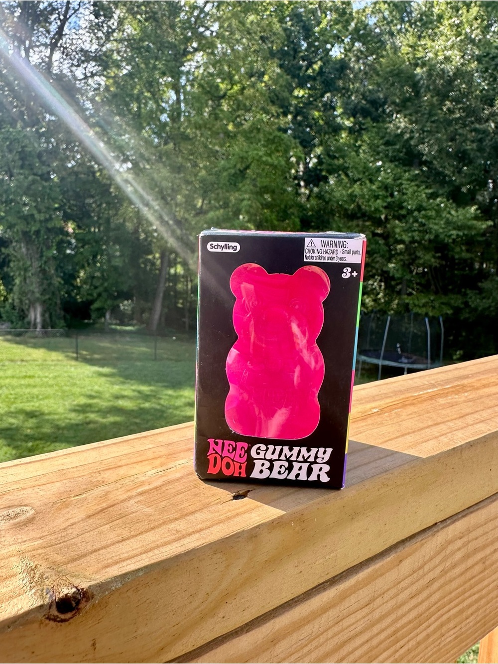 Authentic Schylling NeeDoh Gummy Bear - PINK